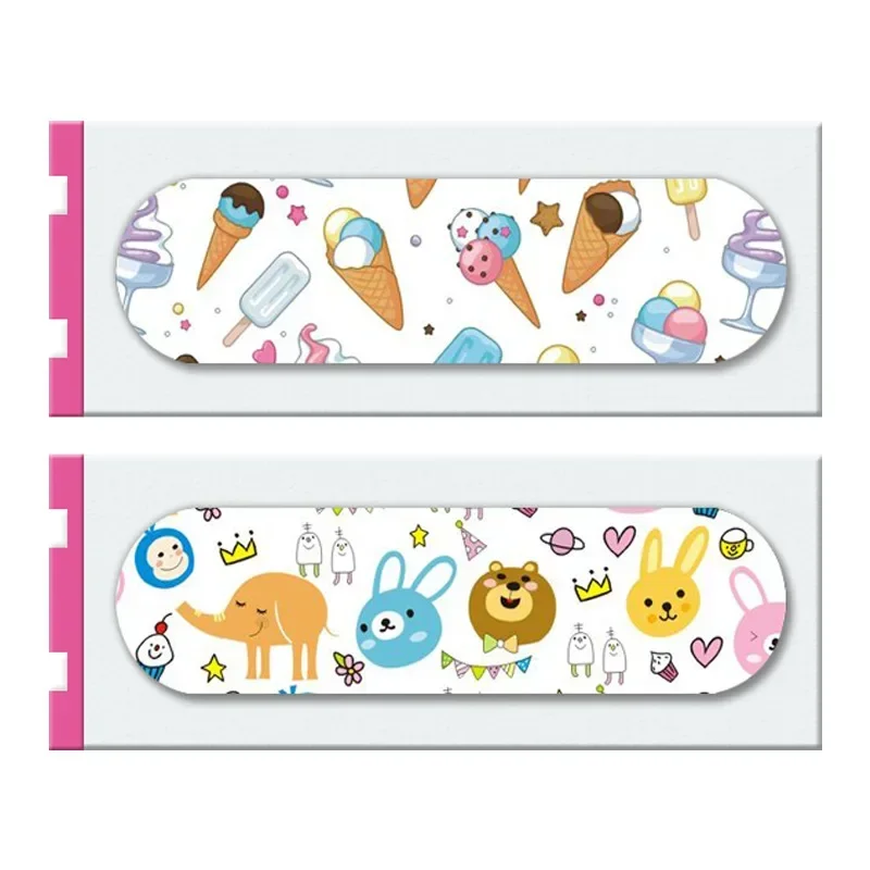 120pcs Cartoon Kids Band Aid Waterproof Breathable Adhesive Bandages for Minor Wounds Vaccine Injection Skin Care