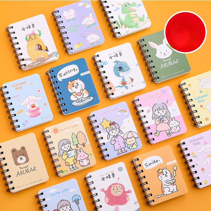 

notebook A7 cute portable pocket notebook student mini notebook word book homework book stationery