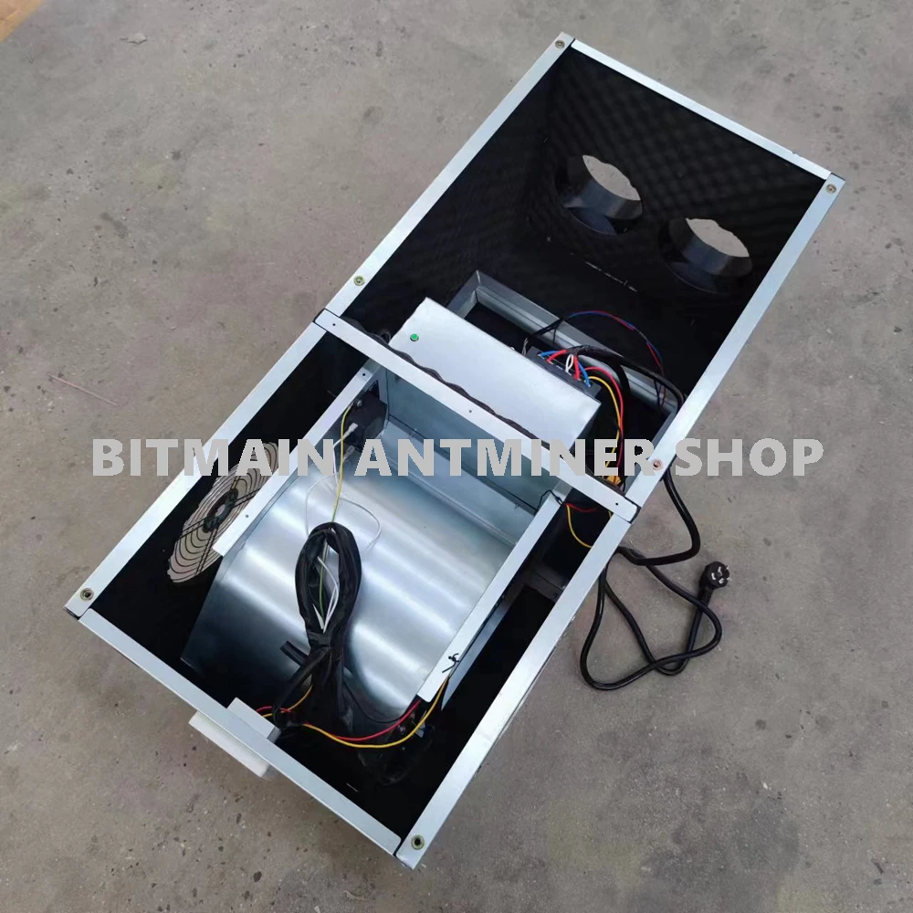 مينر كاتم الصوت مروحة التبريد لآلات التعدين ل Antminer L7/Z15/S19/KA3/K7/D9/E9/S19/A1246/A1346series مع واي فاي/LCD اختياري