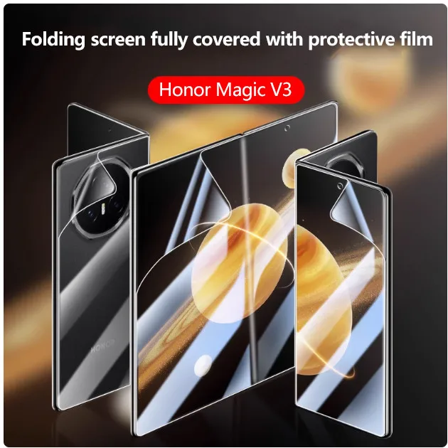 

Гидрогелевая мягкая пленка для экрана Honor Magic V3 Vs3 V2 RSR Складная защитная пленка HD