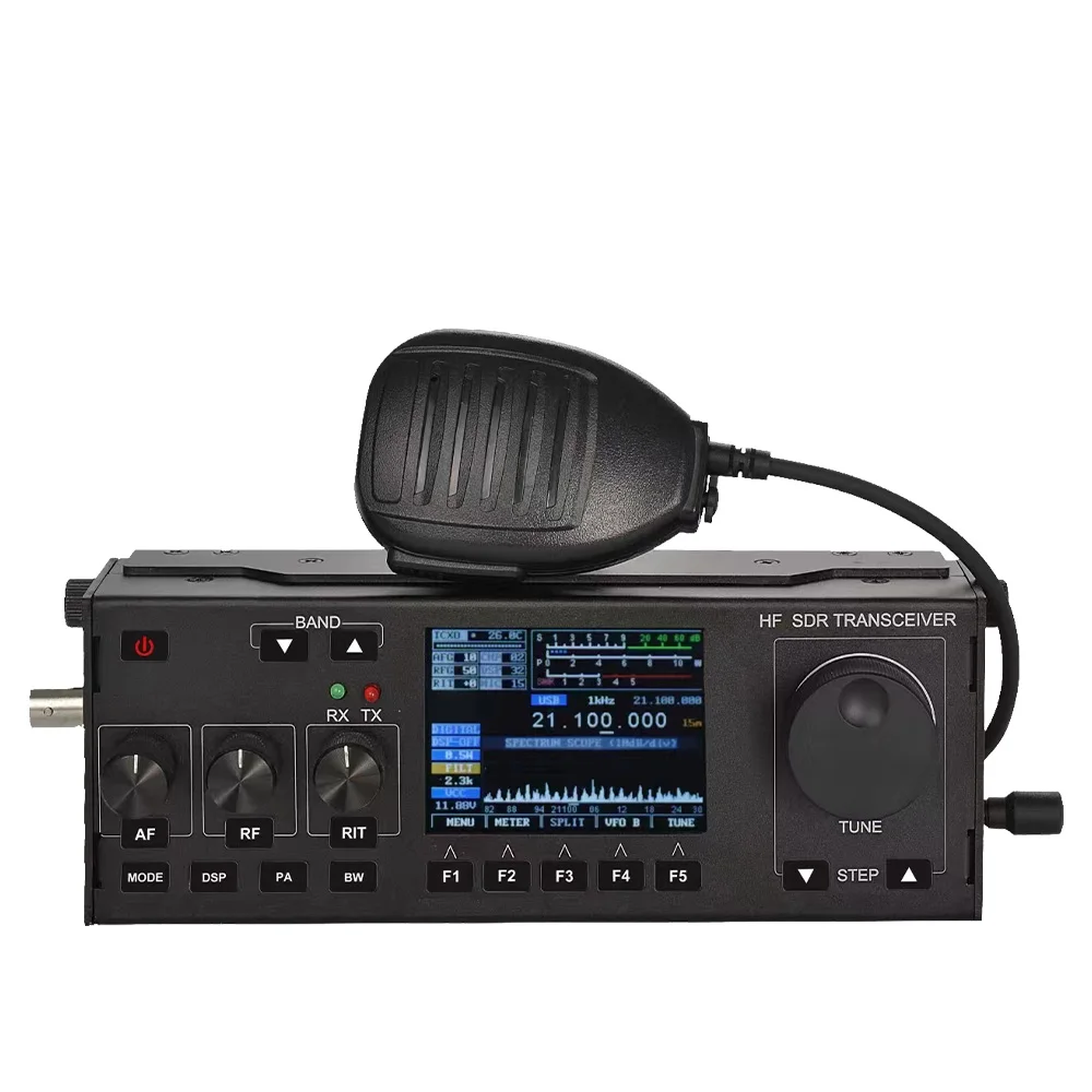 Transceiver RS-918 15W CB Radio 27MHz AM FM CW SSB FREE-DV RX 2MHZ-30MHZ TX ALL HAM HF BANDS Software Defined Radio