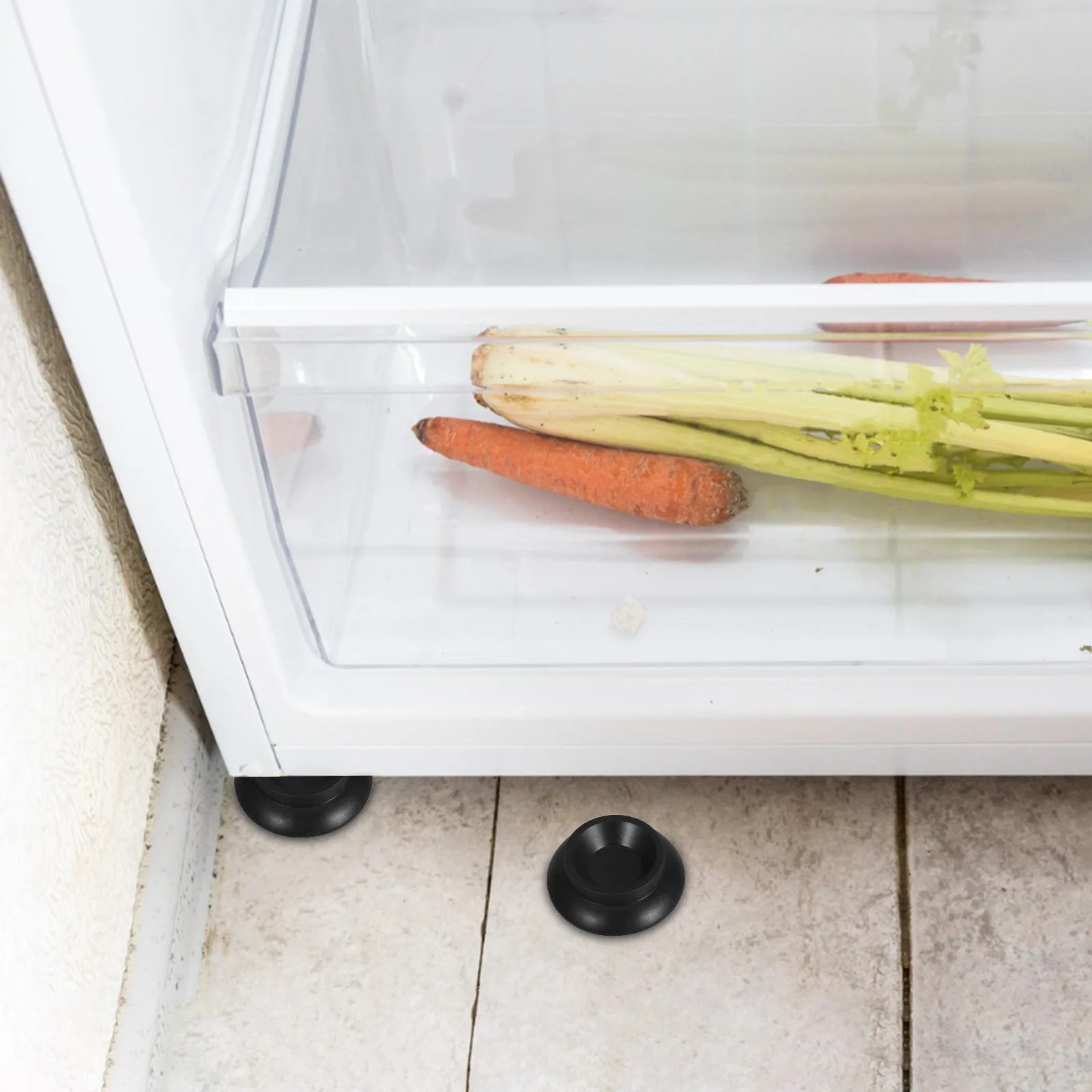 

12pcs Refrigerator Stabilizer Pads Anti-Vibration Non-Skid Furniture Leg Protectors For Hardwood Floors Piano Freezer Upright