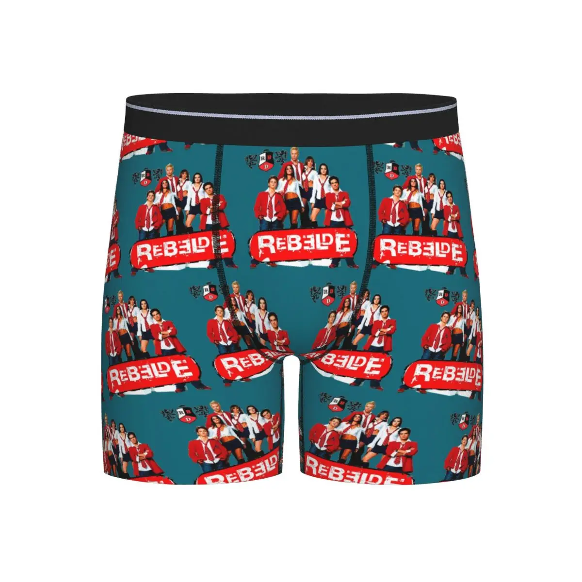 

Long Boxer Underpants Shorts RBD Rebelde Mexican Panties Men's Breathable Underwear for Homme Man Boyfriend Gift