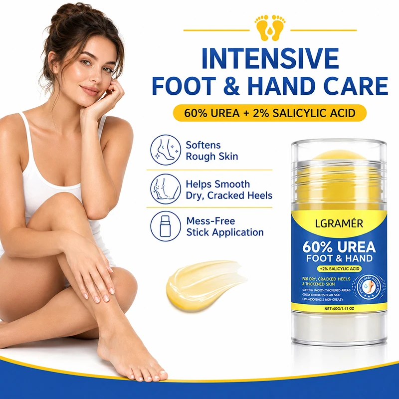 60% Urea Foot Cream + 2% Salicylic Acid Intensive Hydrating Feet And Hand Care Stick Moisturizing Foot Cream Hand Protect Cream