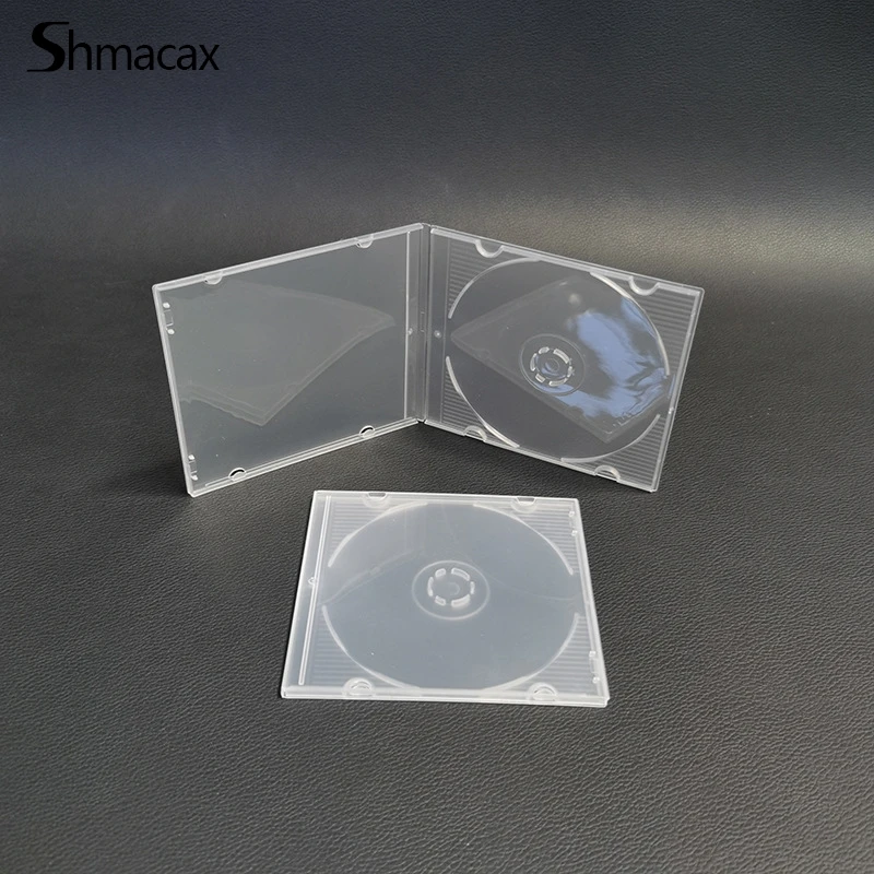 1PC 8CM ReadStar Transparent PP Ultrathin Standard DVD Case 3Inch CD Package Portable CD Storage Box