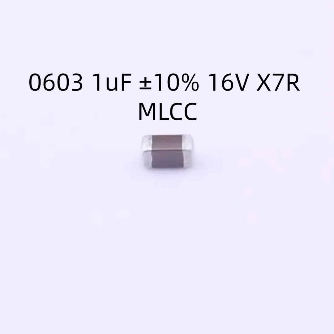 

4000PCS/LOT CGA3E1X7R1C105KT0Y0N Capacitor 0603 1uF ±10% 16V X7R MLCC