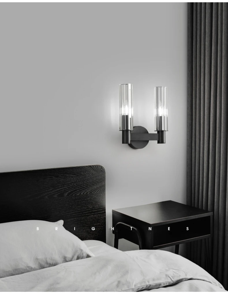 American Retro E14 Pendant Lights Living Room Crystal
