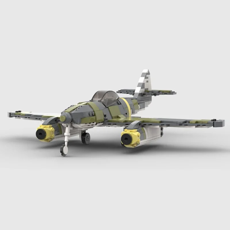 Moc Bouwstenen Militaire Vliegtuigen Model Messerschmitt Me 262 Technologie Modulaire Blokken Geschenken Speelgoed Voor Kinderen DIY Montage