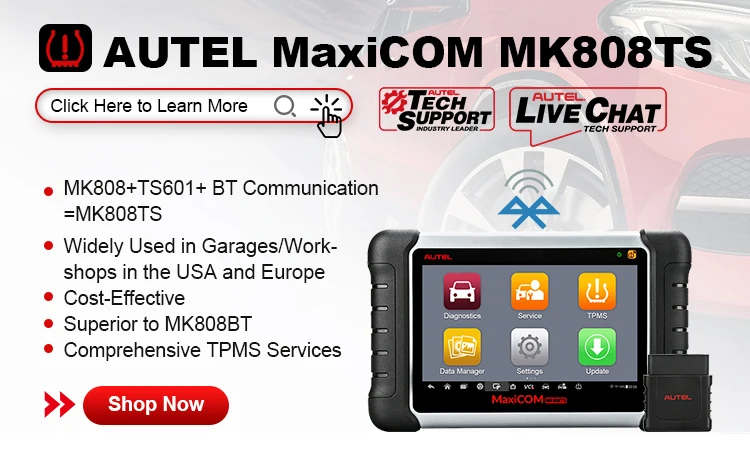 autel ts601  maxicom mk808ts tire pressure obd2 diagnostic tool tpms programmer escaners automotriz autel mx808