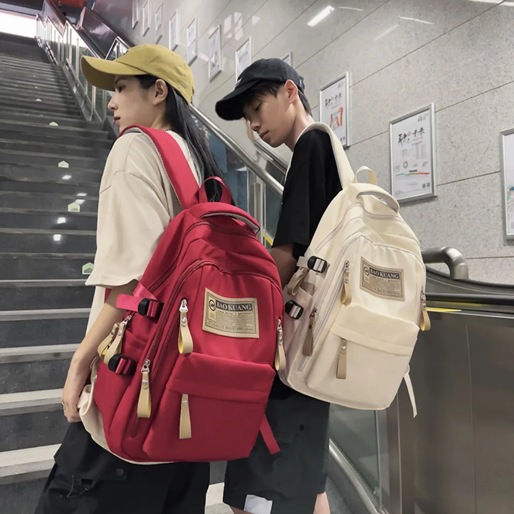 Nieuwe Grote Capaciteit Schoolrugzak Waterdichte Nylon Computer Rugzak Schoudertassen