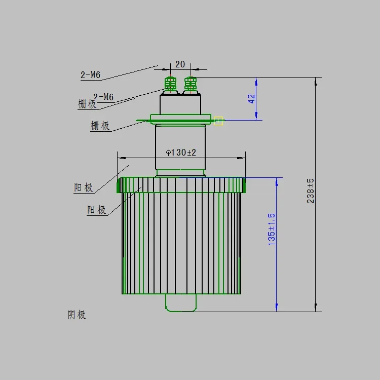 For FU-946F Type Electronic Tube High-Frequency Machine Vacuum Tube