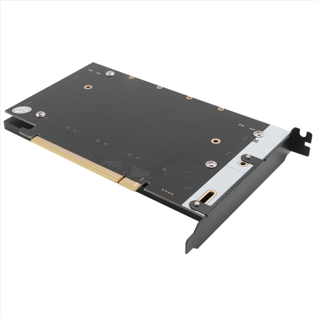 [A90P] M.2 NVME to PCIe 4.0 X16 Adapter Card, Supports 4 NVMe M.2 2280, Supports Bifurcation Raid