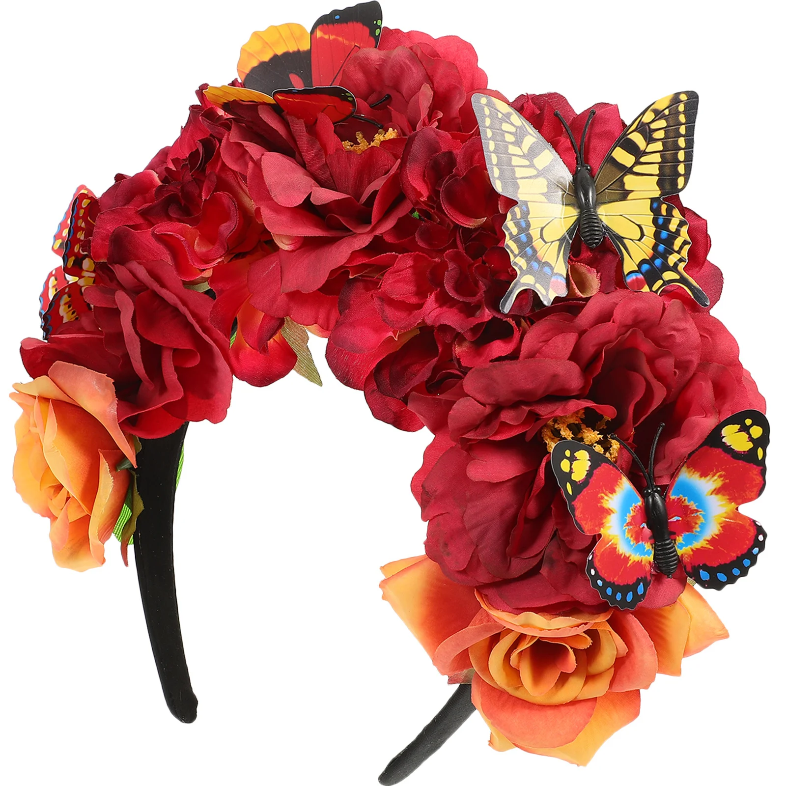 

1pcs Bohemian Butterfly Floral Headbandhalloween Prom Party Costume Accessories For Women Hair Decoration Tool