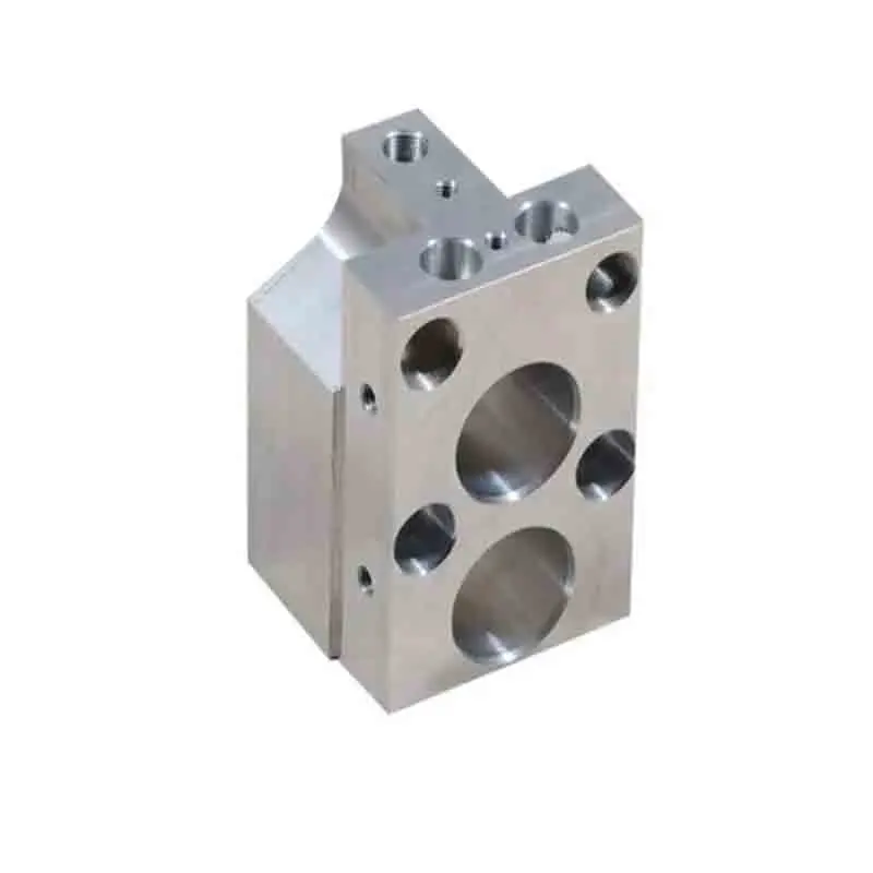 Customized Metal Hydraulic Valve Block Cnc Milling Processing 6061 Aluminum Parts