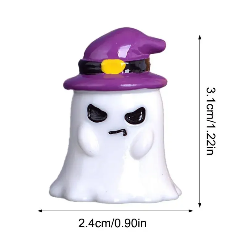 Halloween MicroLandscape Miniature Figurines Resin Craft Mini Fairy Garden Ornaments Cute Pumpkin Ghost Vampire Decoration