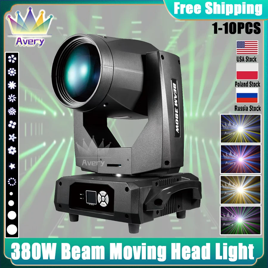 0 Tax 1-10Pcs Sharpy lyre Beam 380W 20R Moving Head Light Dmx Key Model Sharpy Beam 380W Stage Disco Lights Power Dj Effect