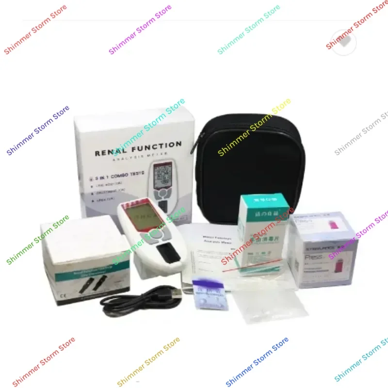 kidney function test rfm-101 renal function meter uric acid+creatinine+urea 3in1test analyzer