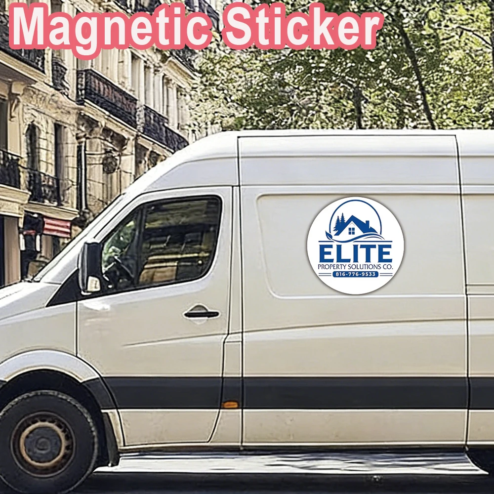 1pc nice Custom Car Magnets Personality Bumper Sticker Stickers Magnetic Personalized  Auto Stickers On The Car Stickers image 2