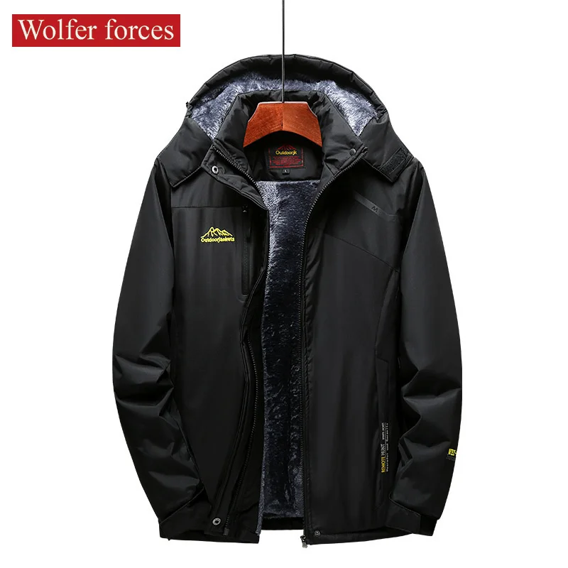 Heren Jas Gratis Verzending Winterjas Heren Motorfiets Streetwear Merk Trekking Oversized Koud Bergbeklimmen