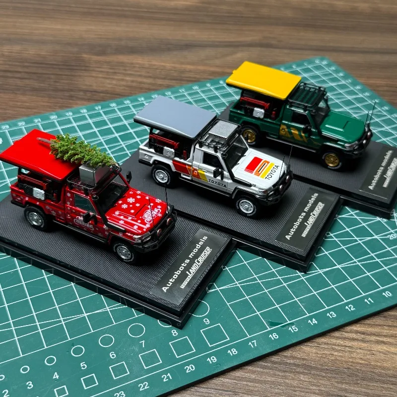 

AM 1:64 Toyota LC79 Land Cruiser J70 имитация пикапа, модель автомобиля из сплава, игрушка в подарок для мальчиков, коллекция декоративных предметов для взрослых.