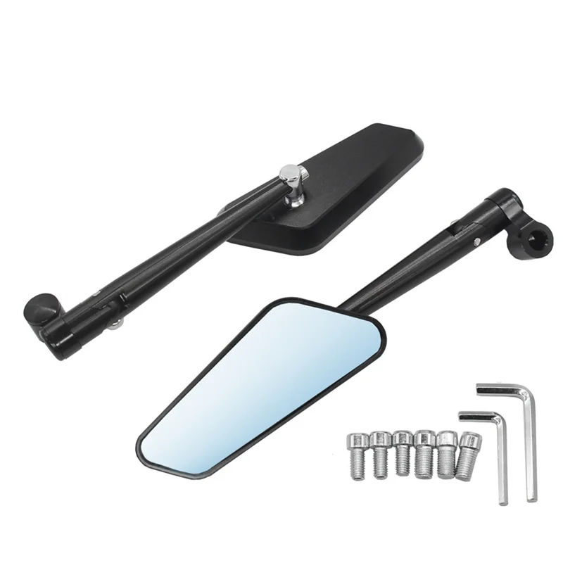 

A04E-Motorcycle Side Mirror Rearview For HONDA CB1000R CB650R CB300R Suzuki SV650 Bandit MT03 Kawasaki Z650