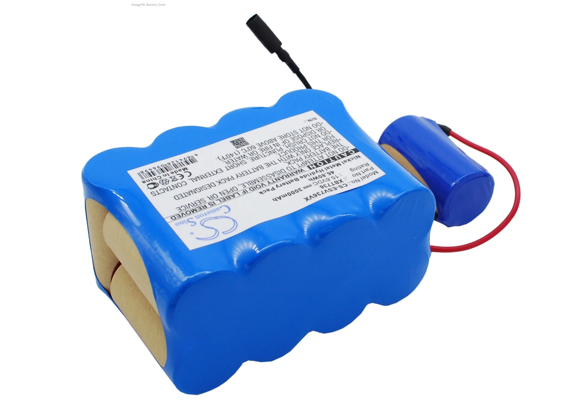 Replacement 15.6V 3000mAh Vacuum Cleaner Battery XBP736 for Shark Euro Pro SV736 SV736R SV70Z SV736N SV736CR