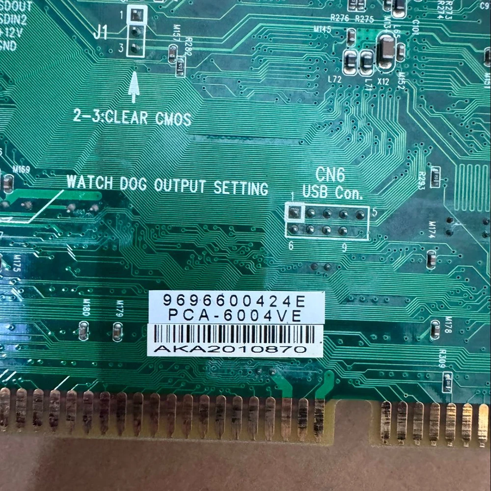 

Материнская плата компьютера промышленного управления PCA-6004 REV.A2 PCA-6004VE