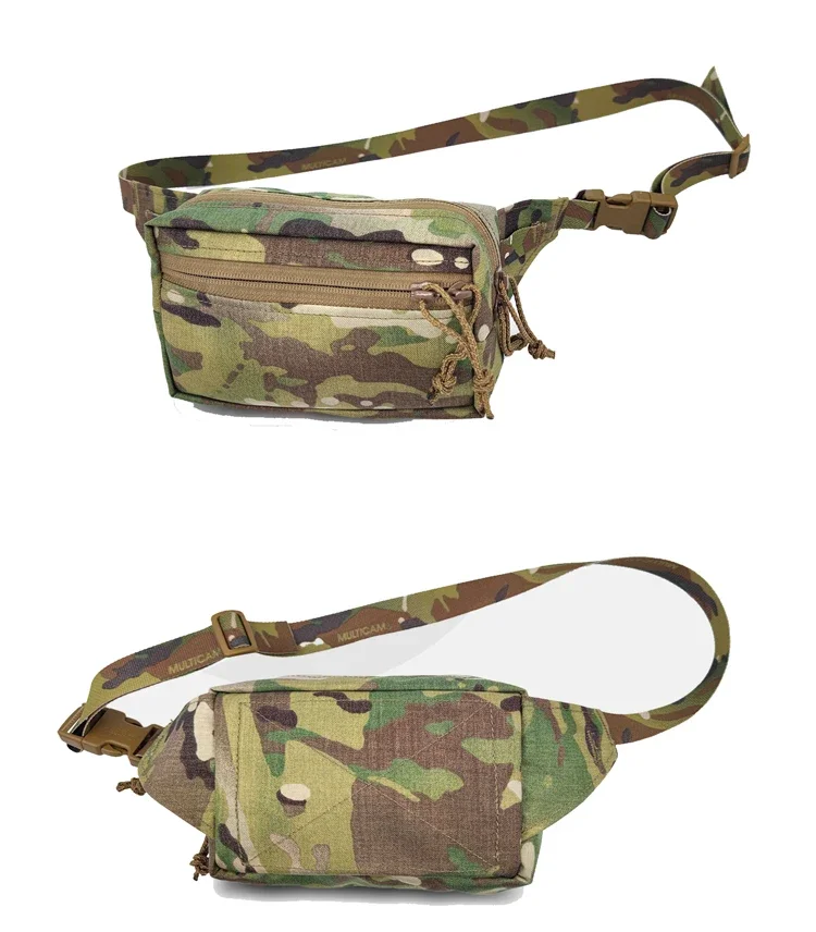 Airsoft Multicam Shoulder Bag Tactical SS Fanny SACK Mk3 Waist Pouch Running Travel Storage Mini Crossbody Pouch 500D