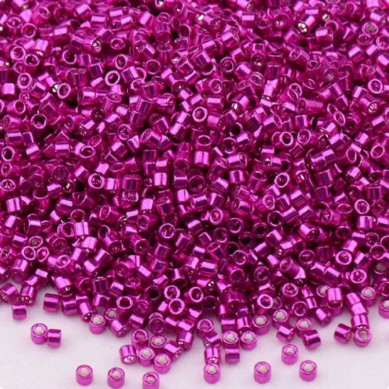 2000 pz 1.3*1.6mm generico metallizzato opaco colore perline di vetro 11/0 giappone allentato distanziatore perline per gioielli che fanno cucito