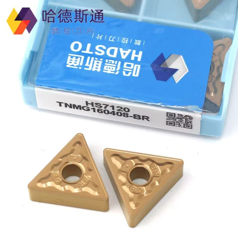 

Hadsto 100% Original Tnmg 160408 -Br Tnmg 160412 -Br Hs7125 Hs7120 Lathe Carbide Tool Stainless Steel Coarse Processing Outer Circular Cnc Blade