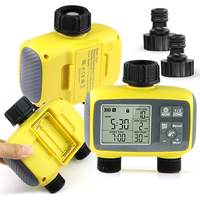 2-Way Programmable Watering Timer for Garden Lawn 2-Zone Automatic Irrigation Controller Solenoid Valves Timing Drip Equipment