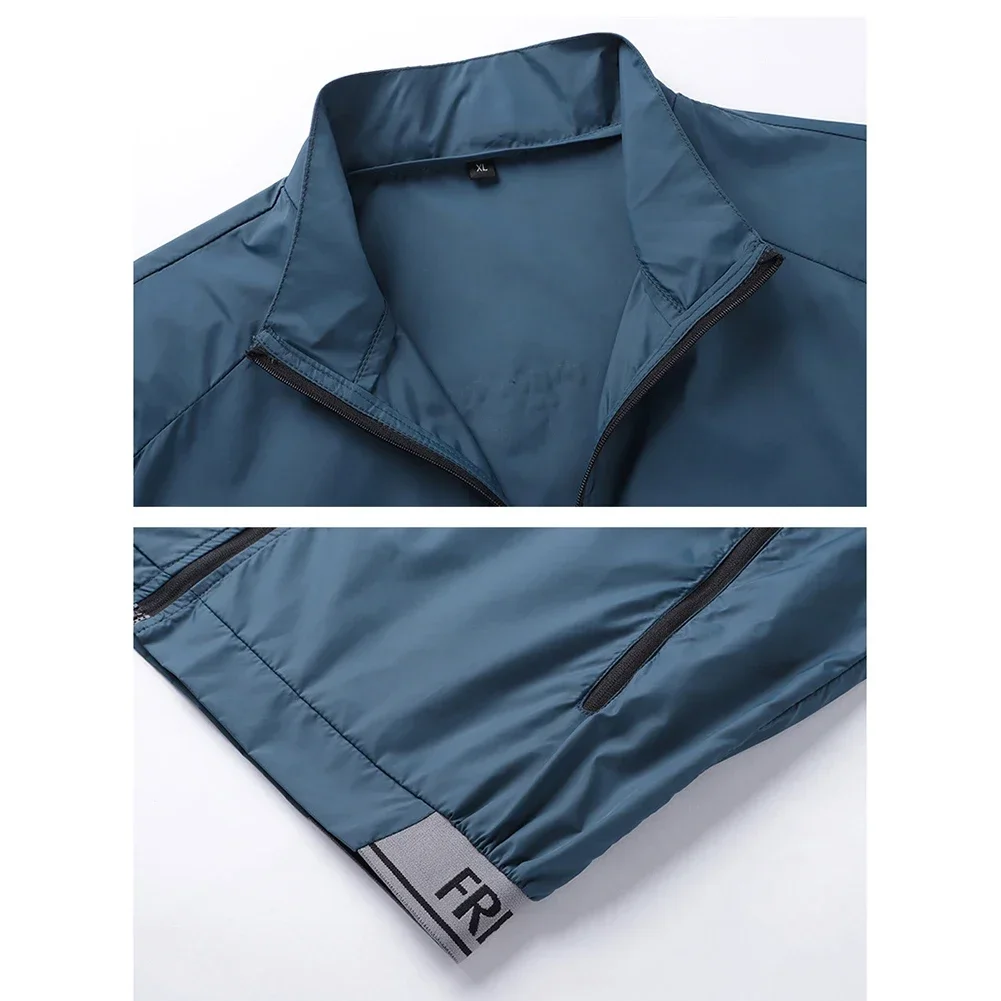 Men Sunscreen Coats Breathable Sports Waterproof Jacket Sun Protection Clothing