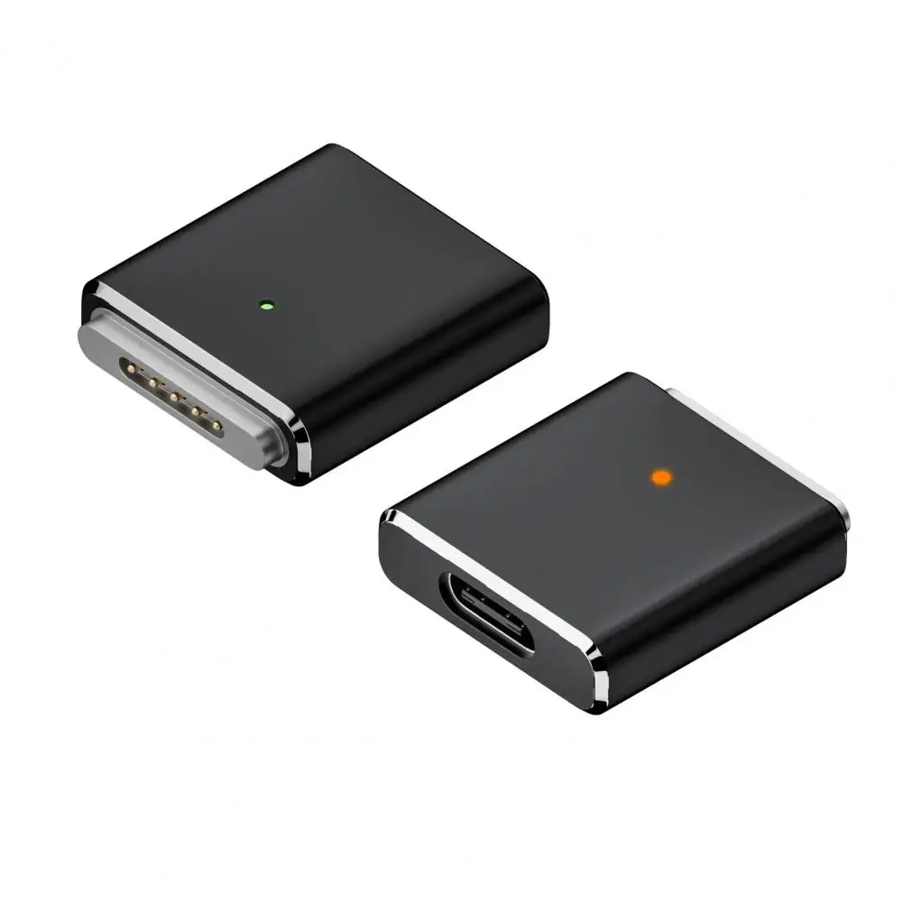 Vervangbaar Voor Magsafe3 Adapter Type-C Vrouwelijk Naar 5pin Hoog Vermogen Output 100W Adapter Met Led Voor Macbook/Pro/Air Voor Snel
