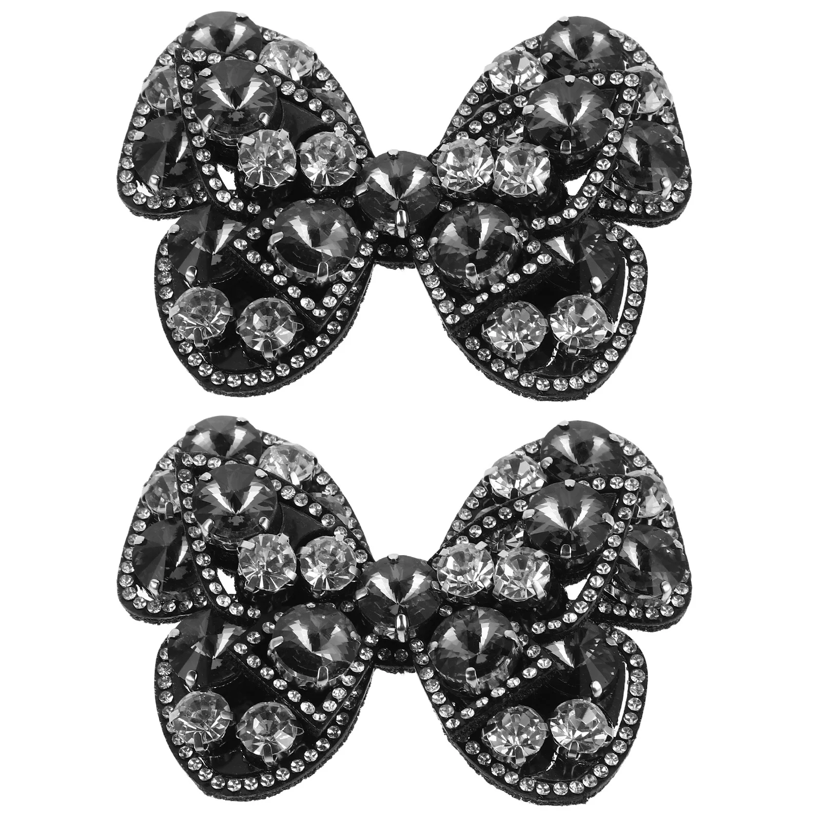 

1 Pair Rhinestone Bow Shoe Clips Detachable For Women Wedding Bridal High Heel Decoration Shoe Accessories Fashion Jewelry