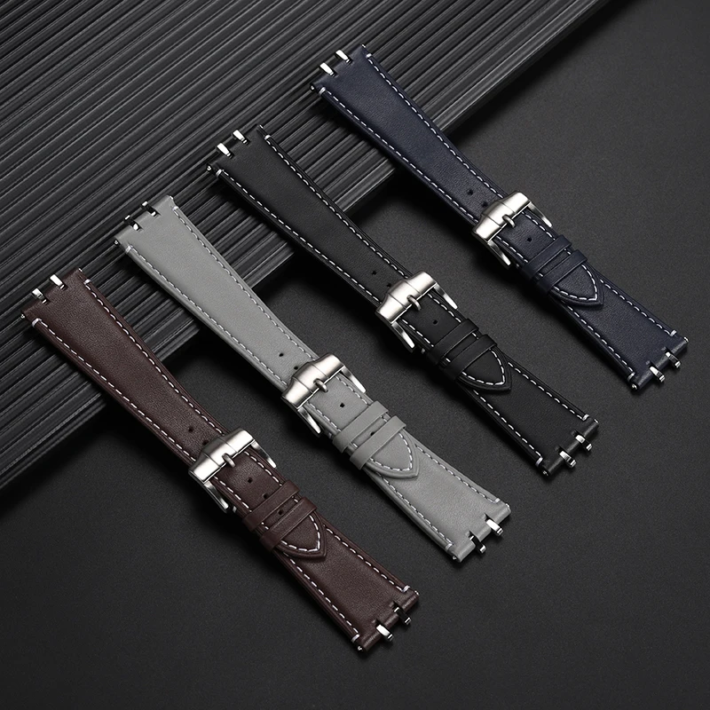 Genuine Cowhide Leather Watchband For Tudor Royal M28600 M28603  Modifying Watch straps Special Protrusion 24mm for 41mm Deal