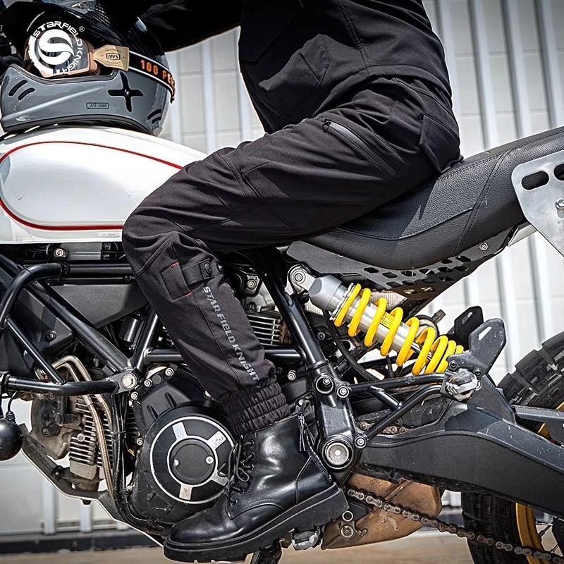 

Зимние теплые брюки для мотокросса, мужские износостойкие мотоциклетные брюки с защитой от падения, водонепроницаемые гоночные брюки с защитным снаряжением CE