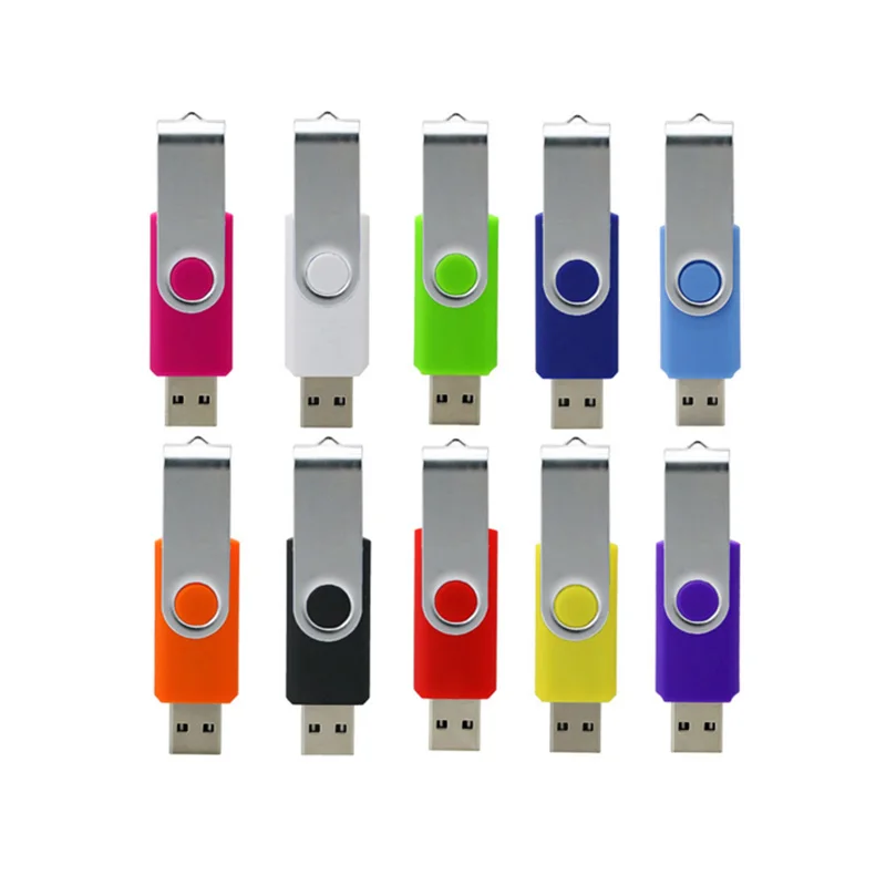 10 pçs forma chave usb pendrive metal memória vara 128mb 1gb 2gb 4gb 8gb 16gb 32gb 64gb usb flash drive pen drive flash disco usb