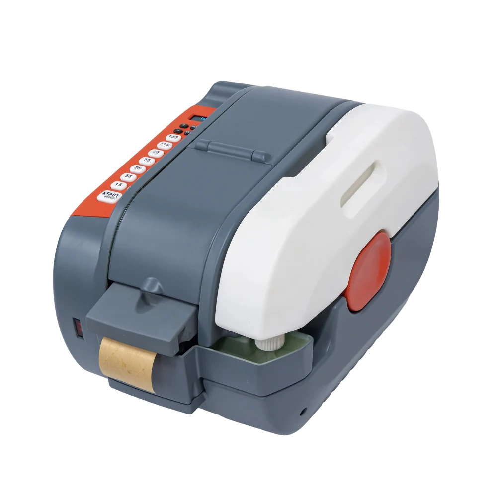 Packaging Wet Kraft Paper Gummed Water Activated Automatic Tape Dispenser OEM ODM Carton Sealing Machine Tape Width 25-80MM