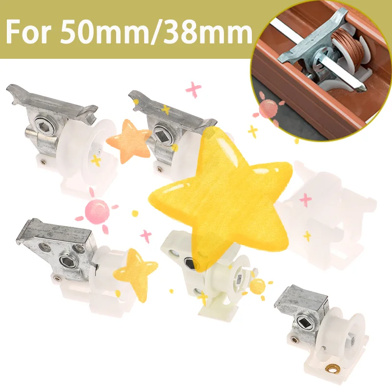 1Pc Tilt Mechanism For 50mm Or 38mm Wooden Venetian Blinds High Profile Head Track Blind Accessories Dimmer