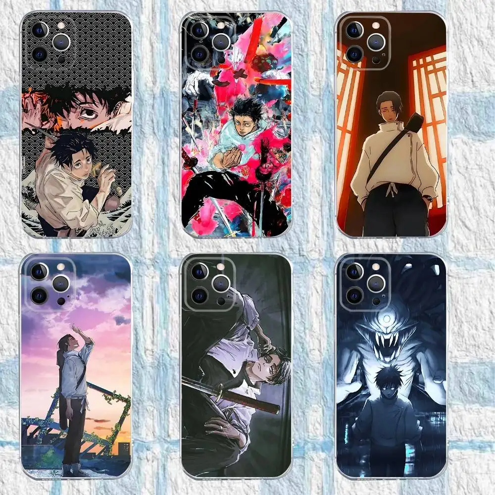

Anime Okkotsu Y-Yuta Phone Case For iPhone 17,16,15,14,13,12,11 Pro,Max,Plus,X,XS,XR,SE4,E Mini Transparent Soft Cover