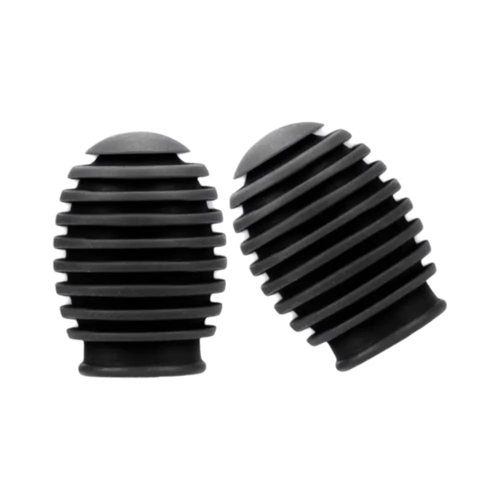2Pcs Silicone Drum Mute Weakened Sound Noise Reduction Drumstick Head Sleeves 5A Soft Drumsticks Practice Tips