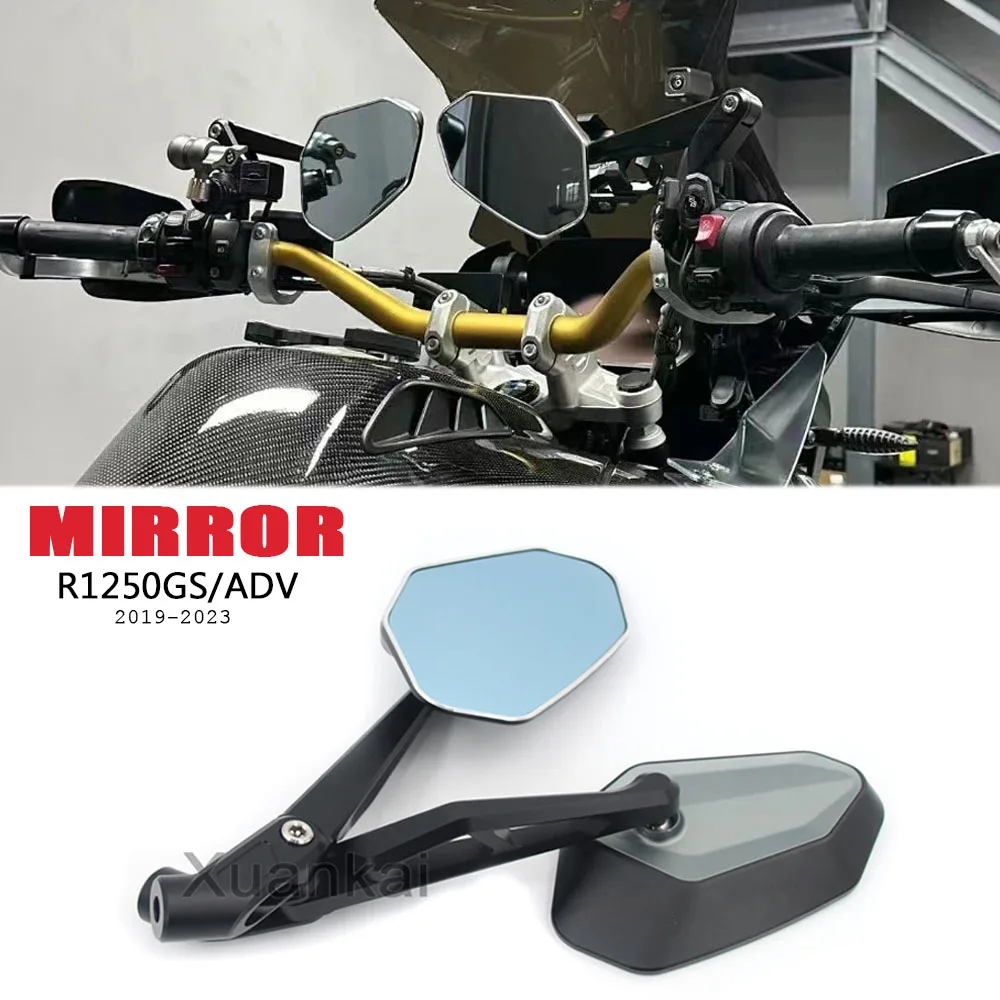 For BMW R1250GS R1250GS ADV R1250 Aderventure Motorcycle Collapsible Side Mirrors CNC Rearviews Mirrors 2019 - 2022 2023