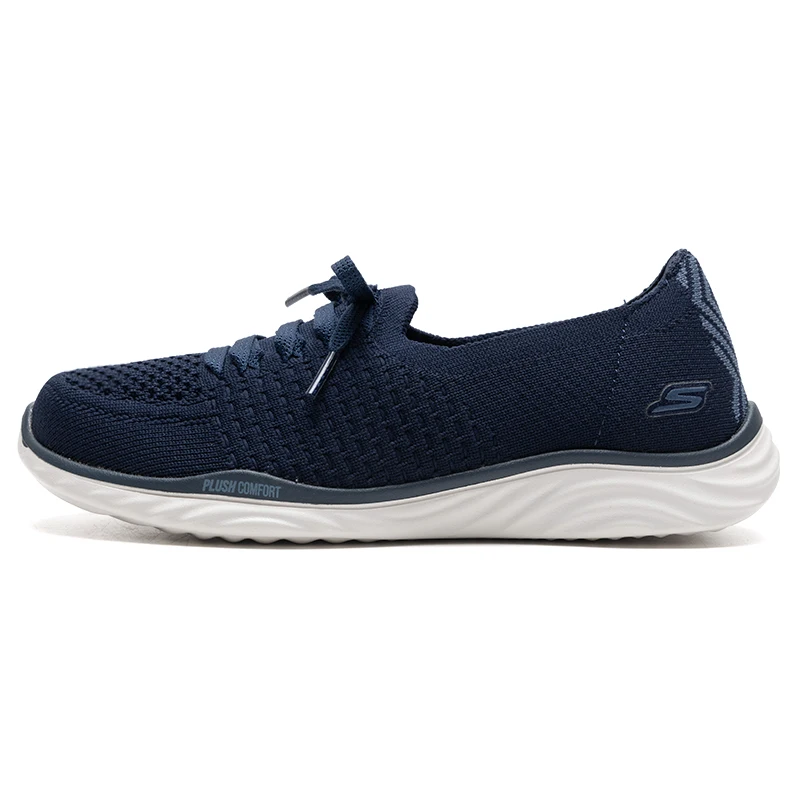 

Женская обувь Skechers, идеальная женская легкая повседневная обувь в клетку, уличная повседневная спортивная обувь, кроссовки для бега 137061-Navy