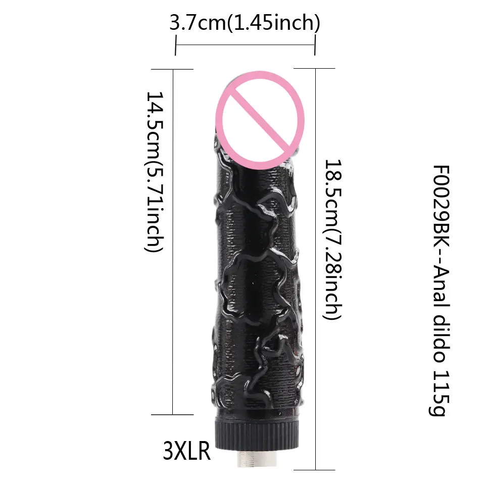 Adult Sex Toys 3XLR Connector Accessories for 3XLR Sex Machine Devices, Realistic Dildo 3XLR Attahcments Toys for Women and Men