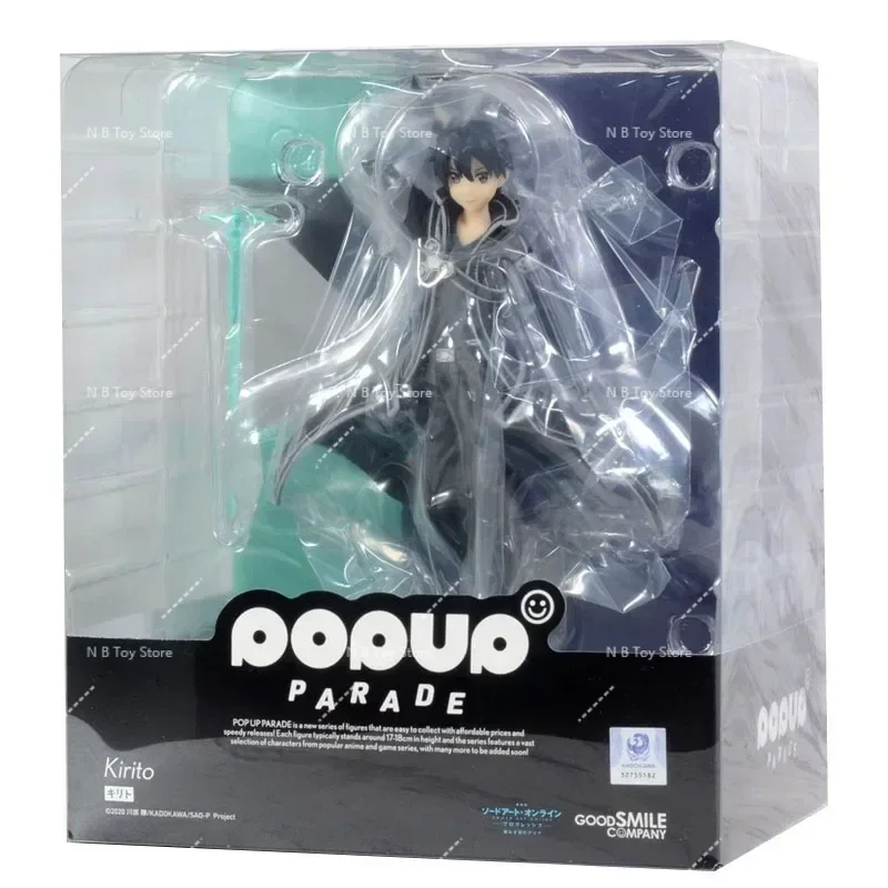 

GSC Pop-up Parade Real Sword Art Online Kirigaya Kazuto Anime Action Figures Toys for Young Girls Children Gifts Model Ornament