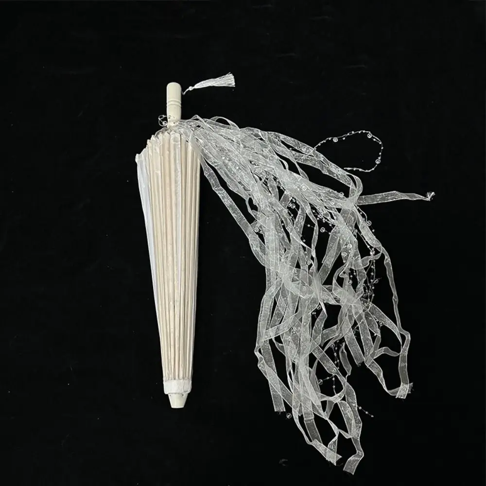 

Handmade LED Chinese Japan Yarn Umbrella Multistyles Diameter 70/82cm Cosplay Antique Dance Umbrella Drama White Craft Umbrella