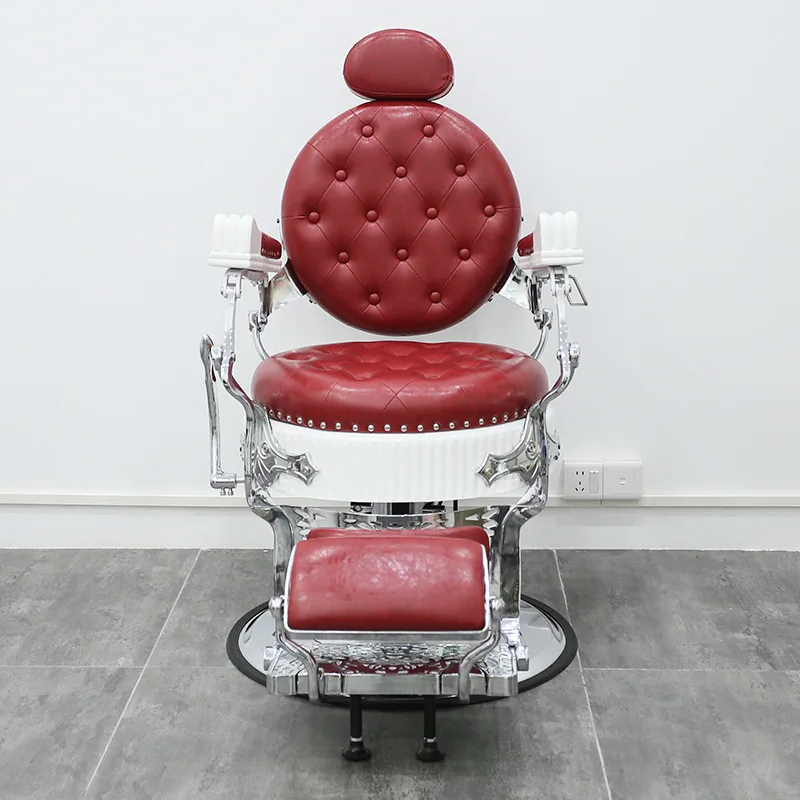 

Men's Professional Barber Chair Shaving Design Luxury Queen Elegant Barber Chair Pedicure Nail Salon Furniture Cadeira XYBC
