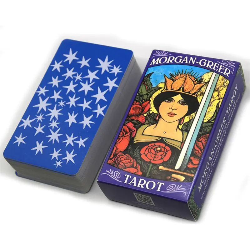  652D Tarot Cards, for Morgan Greer Tarot Deck Divination Game Card, Family Party Favor Board Games Fun Game Cards for Beginne