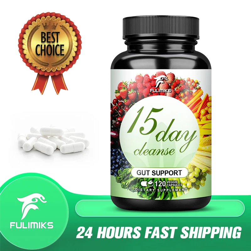 15-Day Cleanse and Detox Supplement – Anti-Cellulite Belly Fat Burning, Digestion and Weight Management