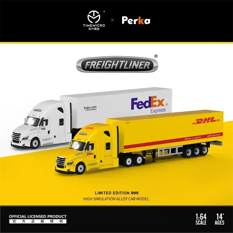

TimeMicro + Perka 1:64 Freiner container truck Limited999 Die-Cast Car Models